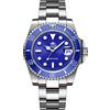 ADDIESDIVE Orologio Analogico al Quarzo, da Uomo 20 Bar, Impermeabile, in Acciaio Inox, Grande Quadrante Luminoso Blu