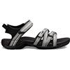 Teva Tira, Sandali a Punta Aperta Donna, Nero (Black/White Multi Bwml), 36 EU