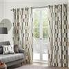 Fusion - Oakland - Coppia di tende con occhielli, 100% cotone, 168 x 183 cm, colore naturale