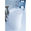 Arlexitalia Lavabo freestanding in tecnoril® bianco opaco right