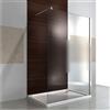 Luminosa Arredobagno Parete doccia walkin fascia centrale satinata anticalcare 8mm h200 supreme