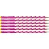 STABILO EASYgraph S - Matita Ergonomica triangolare Sottile - per Mancini - Rosa - Confezione da 6 - Gradazione HB