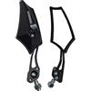 Mintice 1 Paio Nero Universale Moto Specchietti Retrovisore Specchietto Manubrio Specchio Laterale Scheletro Cranio 8mm 10mm Filettato