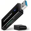 AXAGON Pen drive Axagon usb-A 3.2 Gen 1 Sd microSD Nero [CRE-S2N]