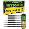Red Dragon Strata Game On Darts Set - Freccette con Punta in Acciaio Nero, 6 x 20 g