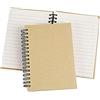 Creativ 100263 - Quaderno in cartapesta, con rilegatura a spirale, 10,5 x 15 cm, colore: Beige