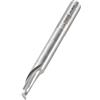 Trend Fresa elicoidale professionale a scanalatura singola con collo stretto esteso, gambo 8 mm, diametro di taglio 8 mm e lunghezza di taglio 14 mm, acciaio ad alta velocità, 50/18 x 8 mm HSSE