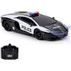 CMJ RC Cars Lamborghini Aventador-Telecomando con licenza ufficiale per bambini con luci funzionanti, modello RC per auto 1:24, 27 MHz, LP700-4