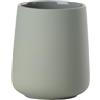 Zone Denmark Nova One - Bicchiere portaspazzolino in ceramica con rivestimento Soft Touch, diametro 8 cm, altezza 10 cm, colore: Verde Matcha