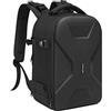 MOSISO Zaino Fotocamera,DSLR/SLR Inserisci Protezione Fotografia Borsa | Fotografica Pieno Aperto Impermeabile Custodia con Holder Tripod&Vano Laptop Compatibile con Canon/Nikon/Sony,Nero