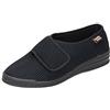 Manitu - Home Pantofole da donna, Nero, 41 EU