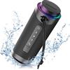 Tronsmart T7 Cassa Bluetooth 5.3, Altoparlante Portatile, Luce LED con Impermeabile IPX7, 360° Suono Stereo e Bassi Potenti, Sostenere Controllo dell'APP e TF, Speaker Wireless per Esterni