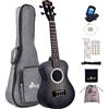 Winzz Ukulele Concerto Principianti Adulti, 23 Pollici Ukulele Kit Colore Unico Design