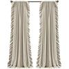 Lush Decor Reyna Wheat Window Curtains Panel Set per Living, Dining Room, Bedroom (coppia), 95 x 54, 95 x 54