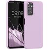 kwmobile Custodia Compatibile con Xiaomi Redmi Note 11 / Note 11S Cover - Back Case per Smartphone in Silicone TPU - Protezione Gommata - malva pastello
