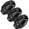 Ancable Mandrino a Sgancio Rapido per Dremel 4486 - Ricambio 1/32-1/8, Tre Punte - Accessori per Trapano 4000, 3000, 300, 200, 100, 8200 (3 Pezzi)