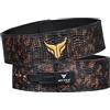 Mytra Fusion cintura palestra Pelle vera cintura sollevamento pesi Con leva cintura powerlifting per uomini e donne cintura bodybuilding (Dark Brown, L)