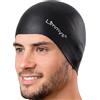 Limmys Cuffia da Nuoto in Silicone per Adulti - Cuffia Piscina Morbida ed Elastico Antiscivolo per Donna e Uomo - Vestibilità Confortevole Senza Pressione, Resistente al Cloro, Silicone Senza Lattice