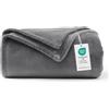 WAVVE Coperta Plaid Pile di Flanella 260gsm - 150x200 cm, Grigio - Coperta Pelosa 200x150 - Divano/Letto Singolo/Matrimoniale, Copridivano di Microfibra Calda e Morbida