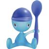 Alessi ASG23 AZ Cico Portauovo con Spargisale Personale e Cucchiaino in Resina Termoplastica, Azzurro