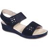 SCHOLL SHOES Bettie Suede+strass W Navy B37