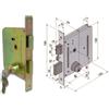 Welka SERRATURA PER CANCELLI E PORTE IN FERRO WELKA 050.50.00.0