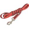 Julius-K9 Color & Gray Super Presa Guinzaglio Con Manico, 20 mm x 3 m, Rosso