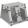 zooplus Exclusive Gabbia doppia per cani AluRide - Tg. L: L 80 x P 92 x H 65 cm
