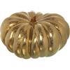 DRW Figura di una Zucca di Ceramica in Oro