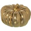 DRW Figura di una Zucca di Ceramica in Oro