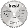 Trend Lama per sega circolare CraftPro TCT a gancio negativo, diametro 165 mm x 48 denti x foro 20 mm, punta in carburo di tungsteno, CSB/CC30548