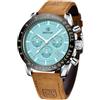 BENYAR BY Orologio Uomo Cronografo Analogico al Quarzo Impermeabile Luminoso Orologi Moda Sportivo Regalo per Uomo