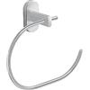 GEDY G-Febo Porta asciugamani bagno ad anello cromo, Misure: 17,9X23X7 CM & 0,258 KG, Porta salviette in acciaio inox e Cromall®, Fissabile anche con colla, Design R&S Gedy, 2 anni di garanzia