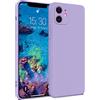 Captor Cover iPhone 11 Custodia Colorata in Silicone Liquido, Antiurto, Flessibile, Bordo Rialzato per Schermo e Protezione Fotocamera, Morbida Con Microfibra Interna per iPhone 11 Cover (Viola Lilla)