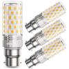 DiCUNO Lampadina LED B22 10W, Equivalente 130W alogena, 1350lm, Luce bianca calda 2700K, Non dimmerabile, Attacco B22 LED Mais, Risparmio energetico, 4 Pezzi