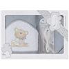 Interbaby Amazon - Accappatoio con cappuccio, 100% cotone, con spazzola per capelli e pettine