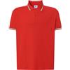 JHK Polo Uomo regular Rossa italia