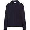 JHK Polo Bambino Blu Navy Manica Lunga