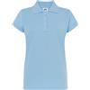 JHK Polo donna regular lady Sky blu