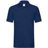 FRUIT OF THE LOOM Polo premium blu navy