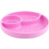 Chicco Piatto in Silicone con Ventosa Colore Rosa, 1 Pezzo