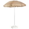 Chillvert Gandia Aluminium Folding Beach Umbrella 200 Cm Marrone