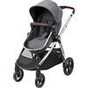 Maxi-Cosi Passeggino Zelia Luxe 2 in 1, sedile reversibile, pieghevole con una mano, adatto dalla nascita fino a circa 4 anni, 0-22 kg, grigio twillic