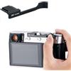 JJC Hot Shoe Thumb Up Grip per Fujifilm Fuji X100VI X100V, X100F e X-E4 X-E3, impugnatura per pollice in su, migliore equilibrio e presa, colore nero
