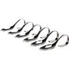 Ibili 731600 - Cucchiaio da antipasti/Finger-Food, Piccolo, 6 Pezzi