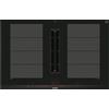 SIEMENS EX875LX57E Piano cottura ad induzione con cappa integrata cm. 80 - vetroceramica nero
