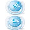Avent Succhietto ultra soft da 0 a 6 mesi per bimbo 2 pezzi