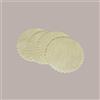 LUCGEL SRL 500 Pezzi Sottofritti Rotondi Carta Gialla Goffrati Antigrasso Dm21cm