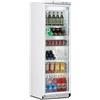 Ristoattrezzature Modello: 1089500110537,Frigo vetrina bibite verticale refrigerata 1 anta in vetro 0 +7 °C 310 lt