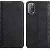 KOUYI Cover per Oppo A52 / A72 / A92, Custodia Portafoglio,Cover Libro,Pelle Flip/Folio Case con [Funzione di Supporto] [3-Scheda Slot] [Magnetica] Antiurto (Nero)